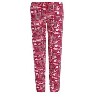 Roll Outta Bed Women's Patterned Open Bottom Pajama Pants